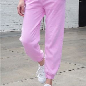 Bubble gum pink brandy Melville Rosa sweatpants